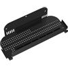 Generico Console di gioco Montaggio a parete Host Stand con controller Gancio per Switch 2 per Switch OLED Titolare Maniglia Rack di stoccaggio (BLACK)