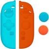 Generico Gamepad Gomma di silicone Custodia in pelle Controller di gioco Manicotto di protezione Console di gioco Guscio protettivo Gaming palmare copertura della protezione (blue-orange)
