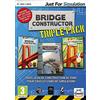 Just For Games Bridge Constructor + Bridge Constructor Medieval + Bridge Constructor Playground - [Edizione: Francia]