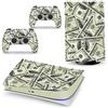 PDURMBUAB Nessuna Schiuma Nessuna Bolla Pelle Decalcomanie Anime Console Per PS5 Disk Edition 2 Controller Pellicola Vinile Avvolge, Durevole, Resistente Graffi 92164