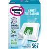 Handy Bag S67, Sacchetto per aspirapolvere Bosch Sphera Siemens Dino