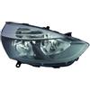 AUTOFORNITURE ITALIA FARO PROIETTORE ANTERIORE DESTRO PARABOLA NERA BORDO NERO CLIO DAL 2012 AL 2016