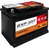 La Casa della Batteria Batteria Auto Expedit Moving Energy Tech Batteria 12v Batteria Auto 71Ah 680A L3B 71P DX Dimensioni 27.8×17.5×17.5 cm Senza Manutenzione Pronta all'Uso Made in Italy