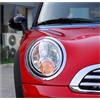 QOPUYNH Faro Copertura Lente per Mini per Cooper R55 R56 2007 2008 2009 2010 2011 2012 2013 Copertura Faro Faro Borsette Lente in Vetro Trasparente Paralume