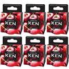 AREON Ken Deodorante Auto Ciliegia Dolce Profumatore Contenitore Scatola 3D (Set x 6)