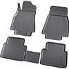 phil trade Recambo Tappetini in gomma 3D compatibili con Mercedes Classe A | W169 | 2004-2012 | Tappetini in gomma per auto | su misura | con bordo | nero