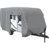 vidaXL Telo per Roulotte Grigio 670x250x220 cm in Tessuto Non Tessuto, copertura per roulotte da viaggio, copertura per roulotte da campeggio, protezione per roulotte
