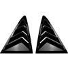 SPUFKGE Spoiler Auto Per Ford Per Fiesta MK8 2018 2019 2020 2021+ Copertura Per Persiana Per Finestrino Posteriore, Bocchetta Laterale, Accessori Per Auto Spoiler Posteriore(Gloss Black)