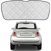 ZWPARTS Parasole per Lunotto Sostituzione per Fiat 500 2007-2026, Pieghevole Parasole per Parabrezza Auto, Visiera Parasole per Parabrezza Anteriore Auto per Bloccare Il 99% Dei Raggi UV