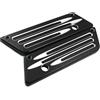 SRTYDCUR Copri-chiusure for borse laterali in alluminio CNC for moto, compatibili con Harley Touring Street Glide Electra Glide Road Glide 1993-2013