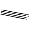 QALIYDFD Guarnizione Vetro Auto Compatibile Con Dodge Per Ram 1500 2009-2021 2500 3500 2010-2021 4500 5500 2011-2021 Crew Cab Car Window Moulding Weatherstrip Seal 55112376AH