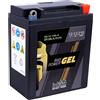 intAct - BATTERIA GEL PER MOTOCICLI Bike-Power GEL12-12AL-A. Sostituisce YB12A-A. Batteria per moto 12V 12Ah 210A. Dimensioni: 135x81x161 mm. Con una potenza di avviamento superiore del 30%.