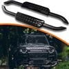 Wusecssy Pedane laterali adatte per Land Rover Defender 90 2020-2026 L663 2 porte, pedana a pedale (nero lucido stile vintage)