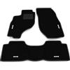 Somer Car Tappetini compatibili con Nissan Terrano 2 1993-2007 - 5 porte - posteriori uniti, ricamo 4x4, kit tappetini auto personalizzati, set tappeti in moquette, tappeto auto