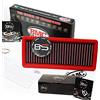 B&S Kit Filtro Aria Sportivo Aspirazione Rigenerabile Lavabile FB362/04 con Profumatore Interni