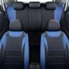 Chifeng 5 Posti Multi-Color Pelle Artificiale Coprisedili Auto per Kia-Ceed Optima Picanto -2015 Proceed Sorento Soul Sportage Xceed (Blu)