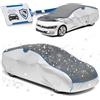 WALSER telo copriauto antigrandine, copertura antigrandine auto, copertura auto idrorepellente, copriauto completo per esterni, telo rivestimento veicolo veicolo XL lunghezza max. 526-575 cm