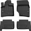 IMJ-Global Tappetini Auto Gomma ProLine 3D su Misura Compatibili con Audi Q7 I 2005-2015 1° e 2° fila, Set Completo di Tappeti Auto TPE per Migliorare Look e Sportività