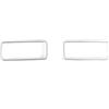 MEXWLOP 2PCS Auto Rimorchio Gancio di Traino Foro Cornice di Rivestimento, for Land Rover, Defender 90 110 2020-2023 Gancio di Rimorchio Decor copertura adesiva Copertura gancio traino paraurti poster