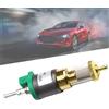 WIYETY - Pompa dosatrice per riscaldamento a carburante, 1 KW fino a 5 kW, doppio filtro dosatore con copertura trasparente rimovibile per Eberspacher Airtronic D2 D4 12 V (12 v-22 ml)