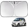 BAYAJIAZ Parasole Parabrezza Pieghevole Finestra Anteriore per Smart Fortwo 451 Coupe 2007-2014 Protezione dai Raggi UV Parasole Copertura Protezione Calore Visiera Estate Accessori Interni,A
