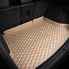 SAANTE Auto Posteriore Tappetino Bagagliaio Per A-lfa Romeo 159 (939) Sportwagon 2005-2011, Pelle Baule Tappeto Antiscivolo Antigraffio Baule Fodera Impermeabili Protezione Accessori,B/Beige