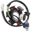 EVEKHAHHRB Statore Bobina Per Gy6 50cc 110cc 70cc 90cc 125cc Pocket Bike ATV Quad 6 Poli 5 Fili Mezza Onda Statore Accensione Magneto(2)