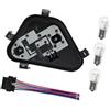 BTFWM Kit staffa fanale posteriore, BTFWM Supporto for lampada fanale posteriore sinistro lato conducente, pannello presa, connettore scheda con cablaggio lampadine, for serie 3 328i d 320i 335i 2012 2013 2
