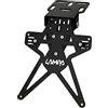 Lampa 91643 Aero-X Evo 3, portatarga Moto per targhe Italiane con Altezza ed inclinazione Regolabili