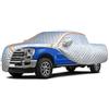 Generico Telo Antigrandine per Auto per Toyota Hilux Double Cab VII VIII IX 2008-2025,Telo Copriauto Antigrandine,Copertura Protettiva Per Veicolo Antivento,Antipolvere,Argento-Arancione