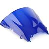 RTSMD Parabrezza Per Moto, A Doppia Bolla, Deflettori Antivento, Protezione Per Yamaha YZF-R6 YZF R6 600 1998-2002 Cupolino Parabrezza(BLU)