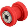 Asudaro Rullo di Guida per Puleggia Tendicinghia per Moto, Ruota Concava Del Rullo Della Catena Del Motociclo Asudaro Guide Della Puleggia Tendicatena Universale Plastica per Motociclette Off Road 10mm
