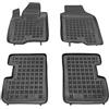 MTM Tappetini Gomma per Fiat Panda III (anche Hybrid) 2012- Design a Vaschetta, su Misura con Bordi Rialzati cod. 3D 5363