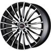 MAK Fatale - Cerchi in lega, superficie lavorata colore nero, 7,5 x 17 ET41 5 x 110 apertura mozzo 65,1