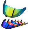 PSLER Visiera per Exo R420(NON compatibile con R520) - Visiera Colorata Accessori per Casco da Moto Ricambio(Oro Intenso)