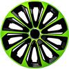 NRM Centurion Set di 4 copricerchi Extra Strong verde/nero 14 pollici