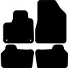 Kovvar DuoGrip Tappetini in gomma per Renault Kangoo 3 | 2021-2026 | 4 pezzi | Superficie in gomma 5 mm (TPE) | Versione: Family | Su misura | Antiscivolo
