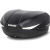 SHAD D0B58206 SH58X Carbon look Bauletto Valigia moto espandibile 46/52/58 lt