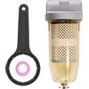 DICMIC 496, Filtro per Serbatoio Carburante con Chiave di Ricambio per Benzina e Diesel, Separatore Acqua 30 Micron, Max 25 Gpm, 150 Psi, con Tappo Superiore NPT da 1, Sostituisce# B10-AL
