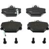 FERODO Kit pastiglie freni Anteriore con segnalatore acustico usura con accessori FDB1162 Compatibilità con SMART FORTWO Coupé 451 FORTWO Coupé 450 CITY-COUPE 450 FORTWO Cabrio 451 ROADSTER 452