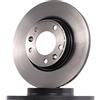 Brembo 2x BREMBO Disco freno Posteriore Ø268mm Altezza: 35mm Spessore: 12mm pieno 08.C308.11 Compatibilità con PEUGEOT 308 II 3008 SUV M 308 SW II, CITROËN C4 Picasso I UD