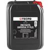 TECPO Olio a 2 Tempi FF Plus Universal, 5 Litri di Olio per Miscelazione, JASO FD API TC ISO-L-EGD
