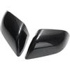 QINGHUAWANG Calotte Specchio 2 Pezzi Per Tesla Per Model 3 Per Highland 2024 Copertura Specchietto Retrovisore Auto Fibra Carbonio ABS Copri Specchietto(Bright Carbon)