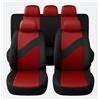 Susy Shop Coprisedili Auto Universali LS08 | Kit Anteriore e Posteriore confortevole traspirante | Fodere protezione per Sedili Utilitarie Medie Piccole | No Suv (Rosso)