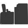 edecor Set di tappetini in velluto per Smart ForTwo II 451 anno di costruzione 2007 - 2015 STD antracite fissaggi rotondi tappetini in velluto tappetini auto con protezione tacco