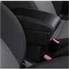 aejghfwjh Bracciolo Auto Per Land Per Rover Per Frelender2 Per Freelander 2 Bracciolo Centrale Per Console Centrale Per Bracciolo E Gomito Con Portabicchieri USB Bracciolo Console Centrale(B-Black white line)