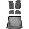 MOTOS Set di tappetini in gomma e tappetini in Pe per il bagagliaio BMW X1 E84 2009-2016 Migliorate il vostro comfort di viaggio con il tappetino antiscivolo per auto - tappetino per auto per tutte le
