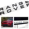 YK ZAOOER Testa Lettere Di Copertura 3D, Prima Linea Sport Emblema Distintivo Lettera Emblem Sticker Logo Decal,Matt black
