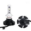 GZCRDZ - Kit di conversione per fari a LED estremamente luminosi, serie X3, con 2 lampadine LED da 50 W, 6000 lm, super chip a fascio singolo (H7)