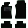 QUEMAR Tappetini Auto compatibili con MINI R50 R52 Cabrio R53 2001-2007/ Kit Tappeti Moquette e Gomma su Misura (Set 2 Anteriori+2 Poster.)/ Ricami e Colori Personalizzati (Bordo Verde, 0 Ricami)
